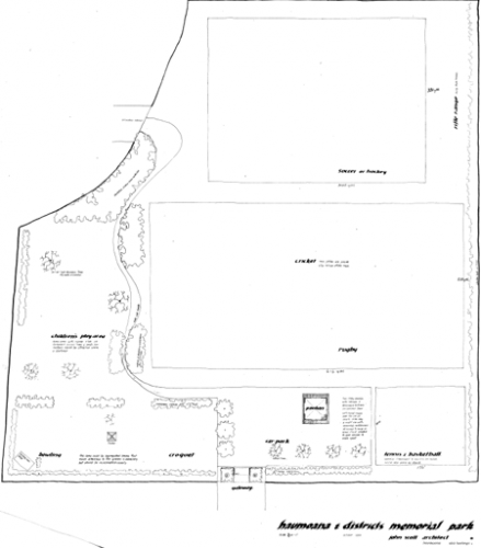 070 Memorial Ave Haumoana 1954 Haumoana Memorial Park Layout Plan