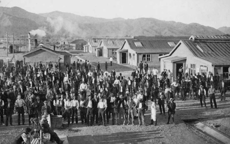 135 Remembrance Garden Featherston Camp staff