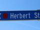 242 Herbert Street Richmond new street sign 2019