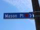 243 Mason Place Richmond new street sign 2020