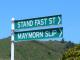 293 Stand Fast St TMC Upper Hutt street sign 2019