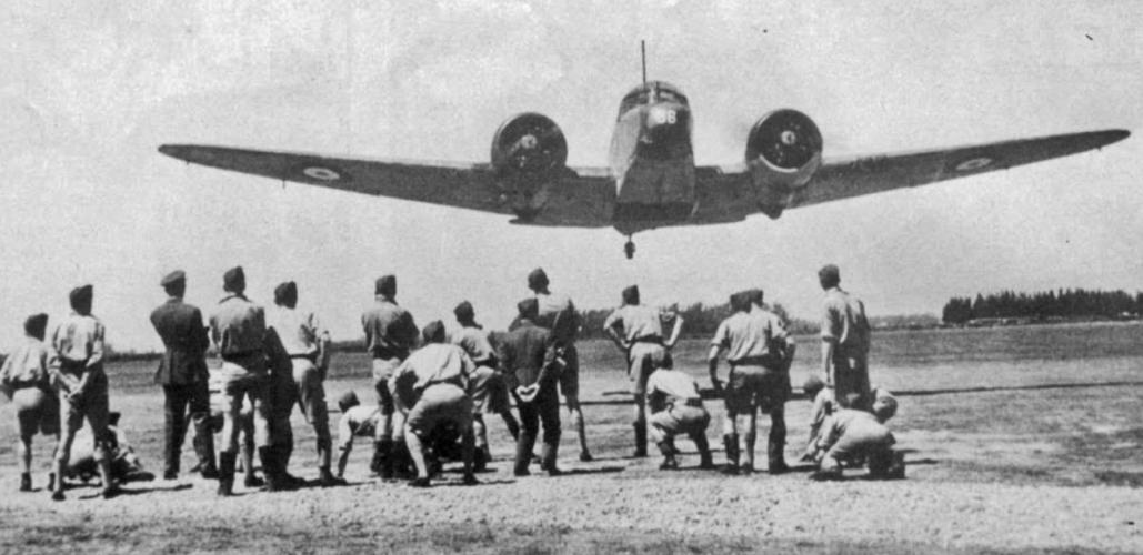 003 Oxford Cresc Upper Hutt RNZAF Airspeed Oxford somewhere in Canterbury 1944 