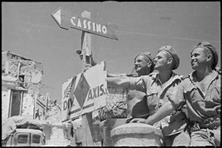 006 Kiwi Drive Timaru Kiwi soldiers at Cassino