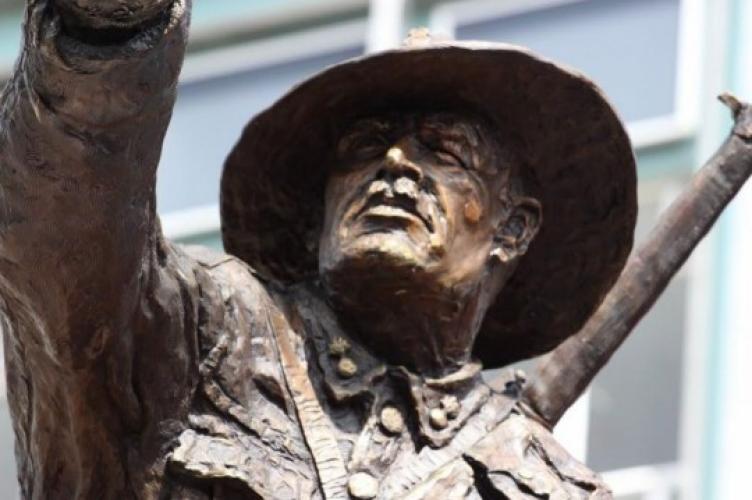 012 Sapper Moore Jones Place Hamilton Statue unveiled