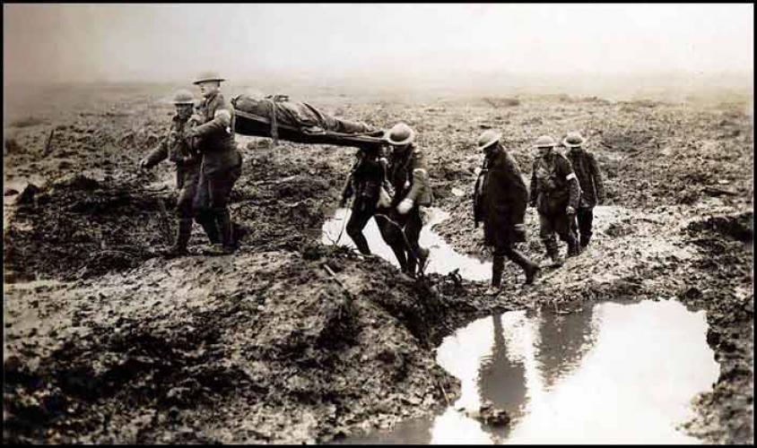 026 Flanders Avenue Napier Stretcher bearers WW1 Flanders