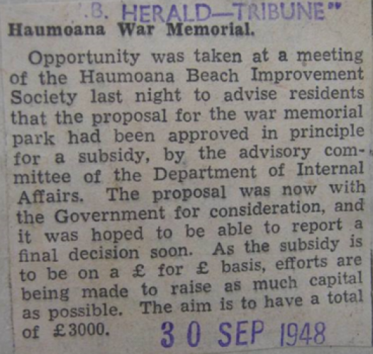 070 Memorial Ave Haumoana Herald Tribune 1948