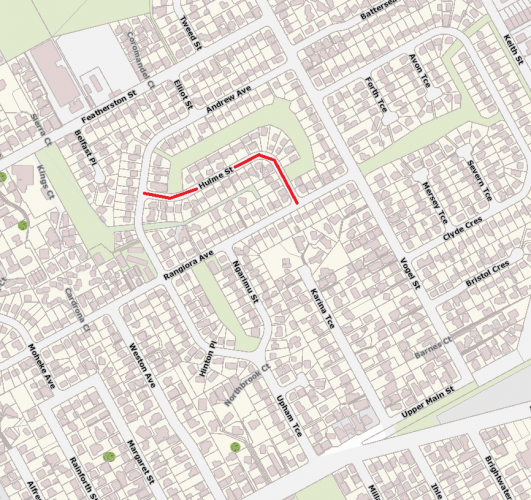 116 Hulme St Palmerston North Location Map