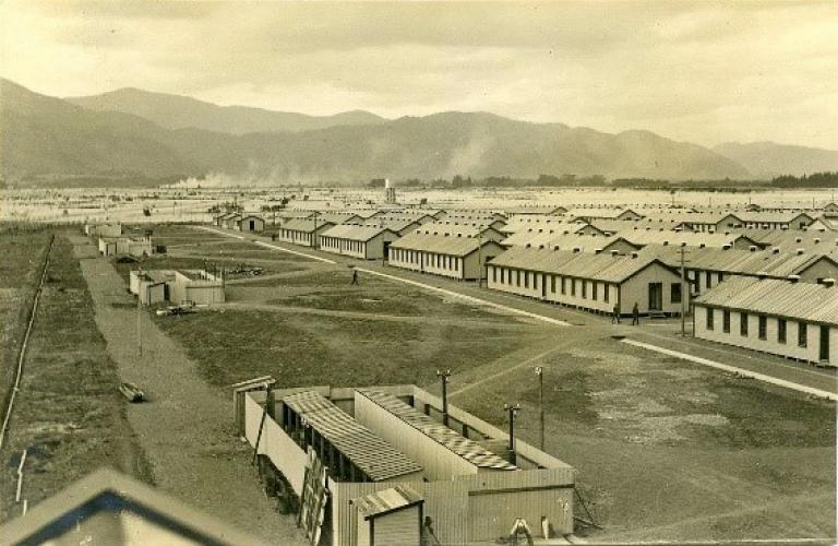 135 Remembrance Garden Featherston A photo showing the size of Featherston Camp