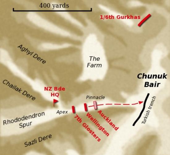 166 Malone Road Lower Hutt The plan for the assault on Chunuk Bair 8 August