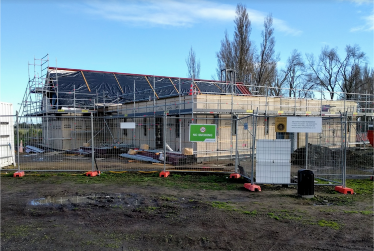 182 Lakeside Soldiers Memorial Leeston Hall Under Construction 18 Aug 18