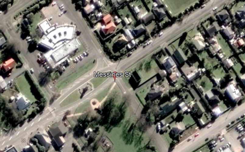 184 Messines Street Leeston aerial view 2019