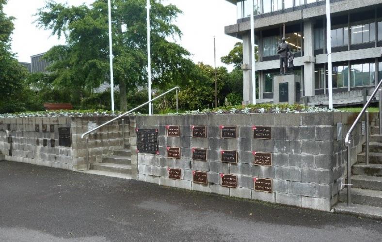 199 Garden of Remembrance Upper Hutt Commemoration plaques covering all conflicts