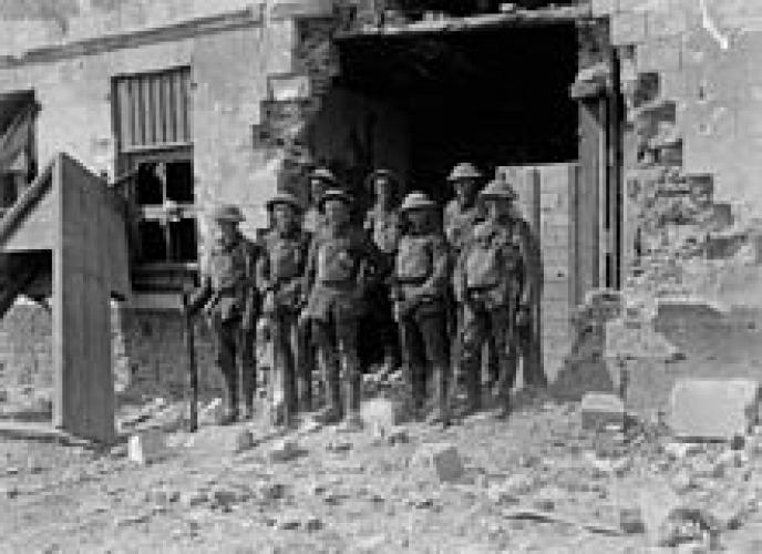 226 Forsyth Street Napier A section of New Zealand riflemen in newly captured Bapaume