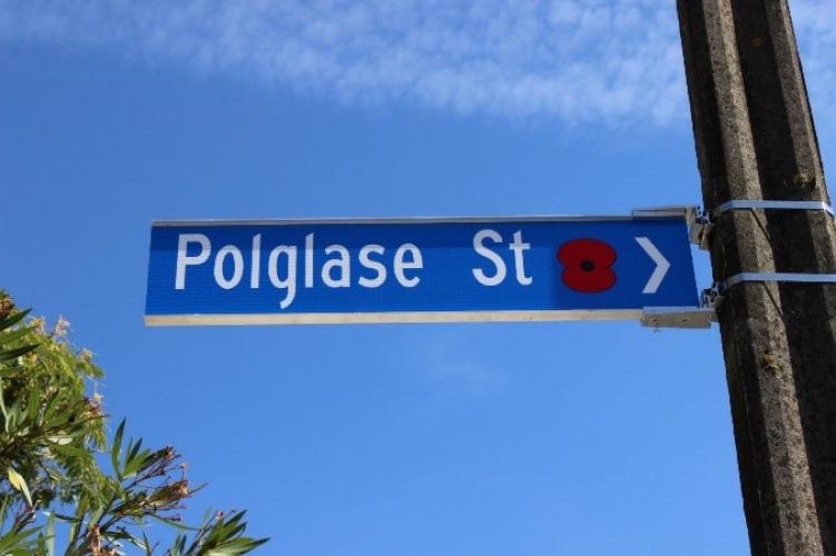 244 Polglase Street Richmond new street sign 2020
