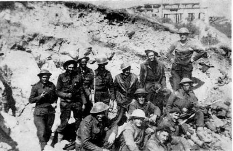 245 Roeske Street Richmond The 13 men of A company 26 Battalion who reached the Hummocks