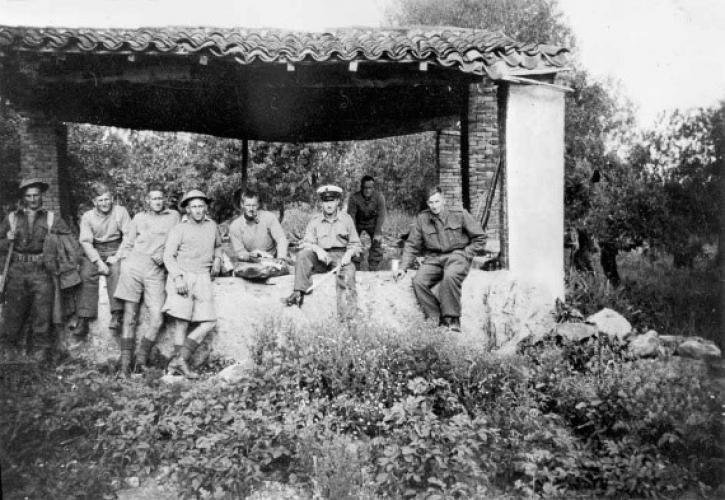 254 Canea Pl LMC Palm Nth Members of 27th Battalion pictured after arrival on Crete