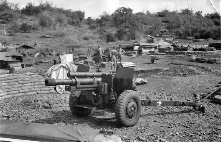 260 Horseshoe Place LMC Palmerston Nth A161 Bty Howitzer at the Horseshoe