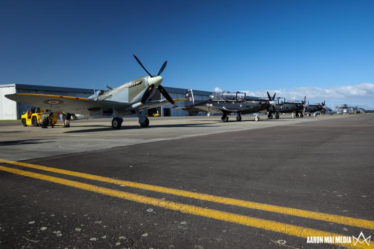 362 The flight line at Biggin Hill Ohakea