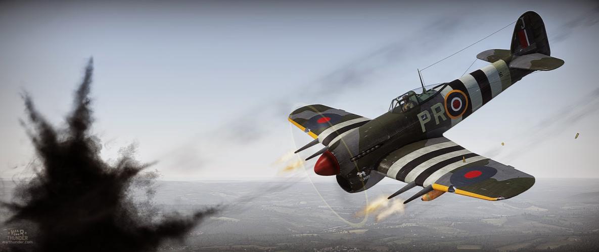 Painting Hawker Typhoon of 609 Sqn RAF 2